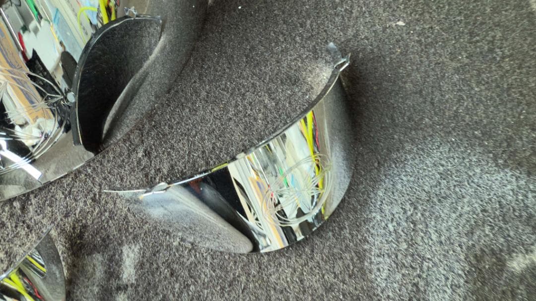 ドラッグスター1100　ヘッドライトバイザー　フォグ　3個セット