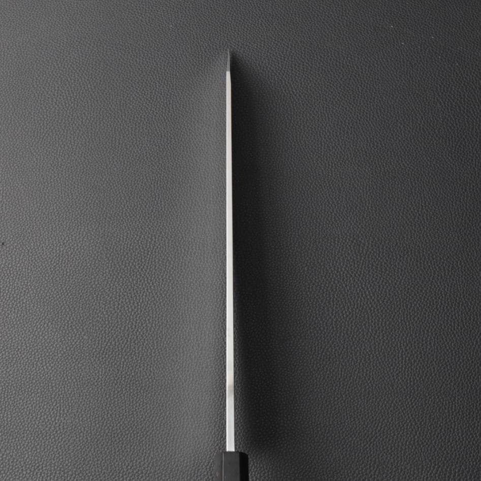 9572新品ダマスカス 切付包丁 尺一 海流紋105層 黒檀黒水牛白三本巻八角柄