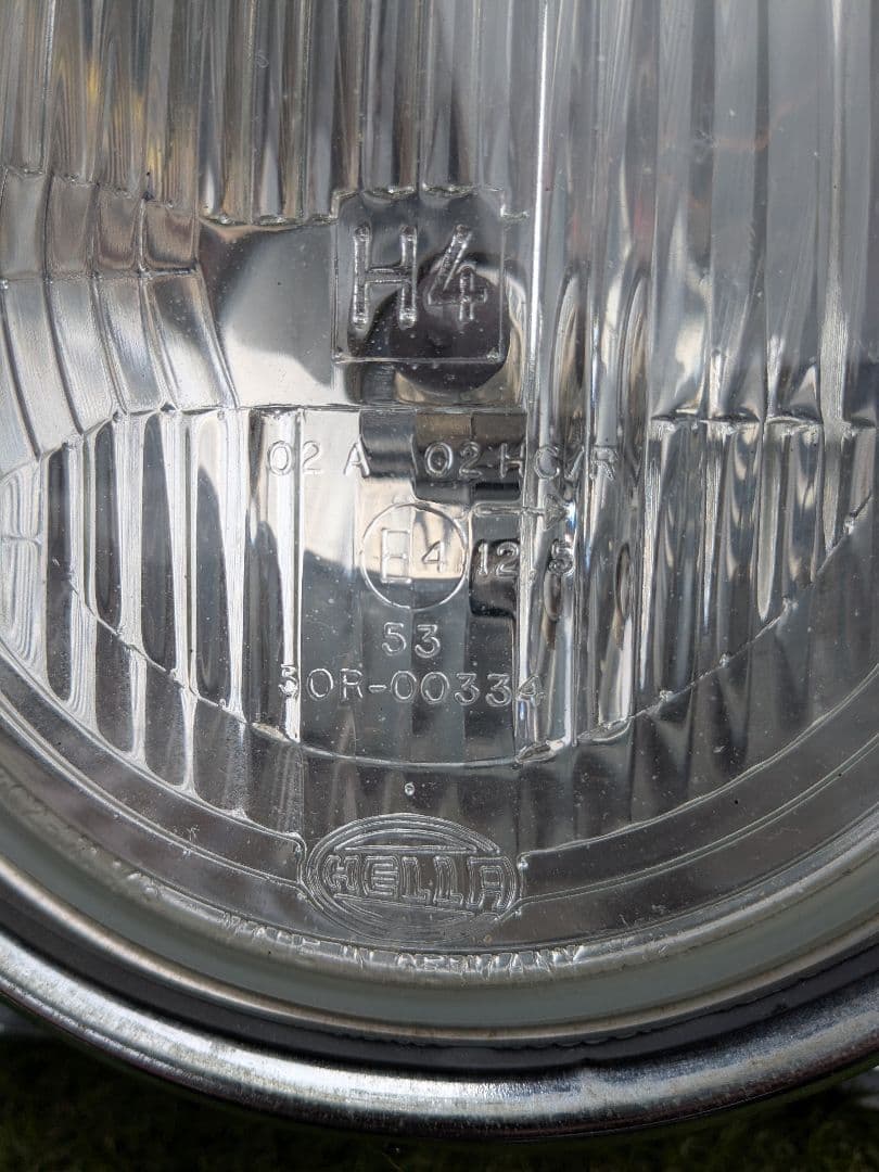 ハーレーFLSTCヘッドライトナセルキット中古　クローム