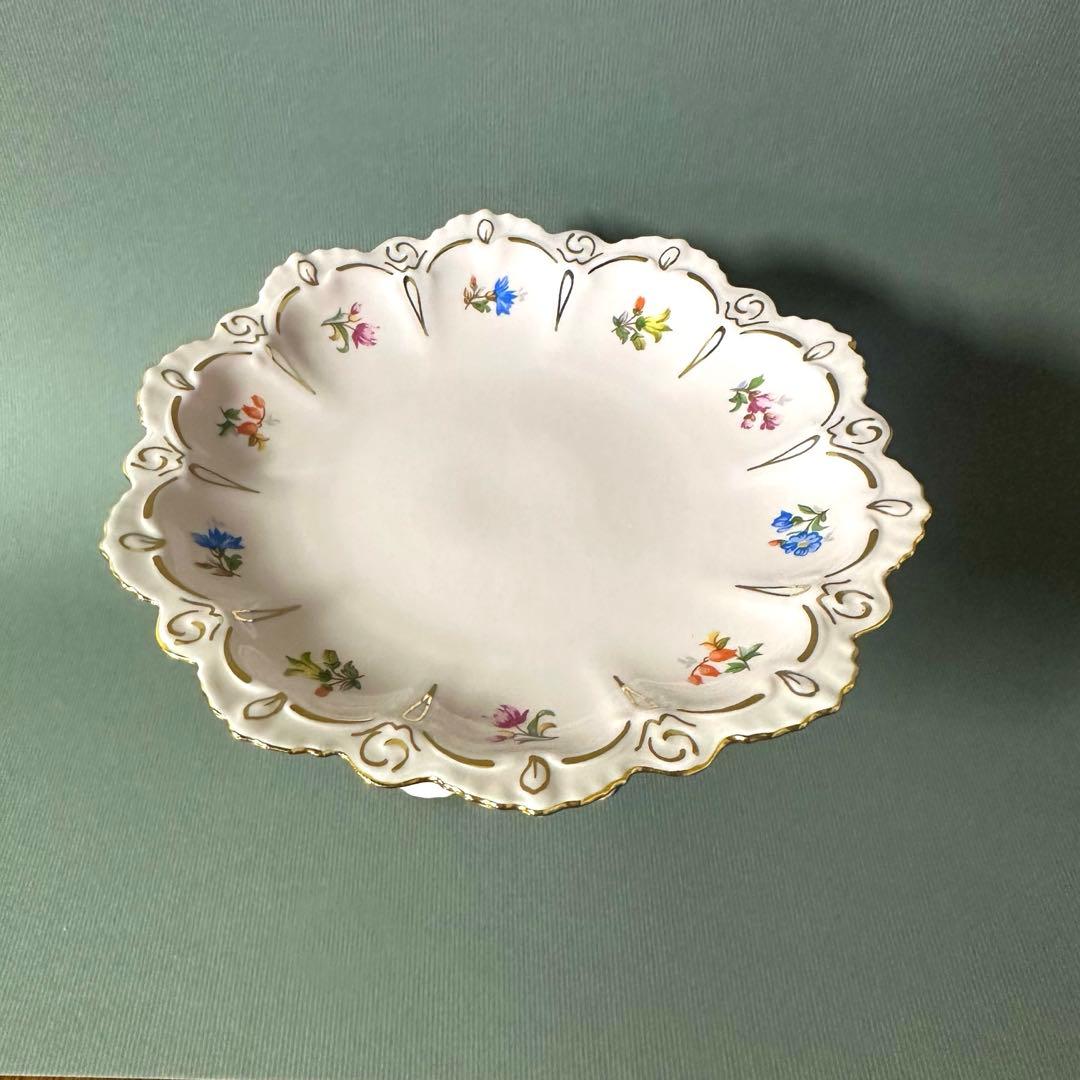 状態良好◇ショドフ　ホドフ　H &Ｃ◇ピンクポーセリン　コンポート皿　小さめ