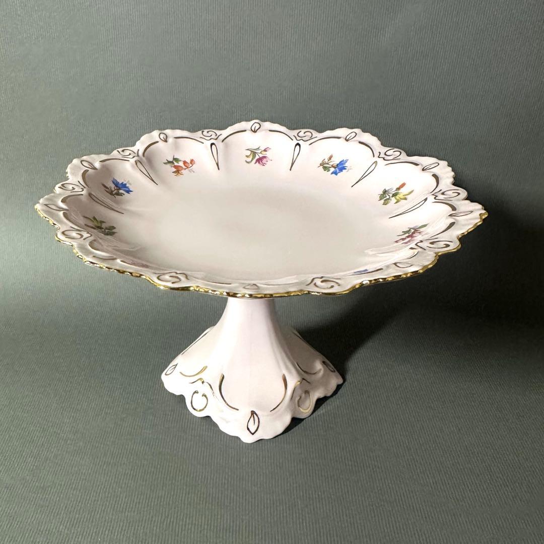 状態良好◇ショドフ　ホドフ　H &Ｃ◇ピンクポーセリン　コンポート皿　小さめ