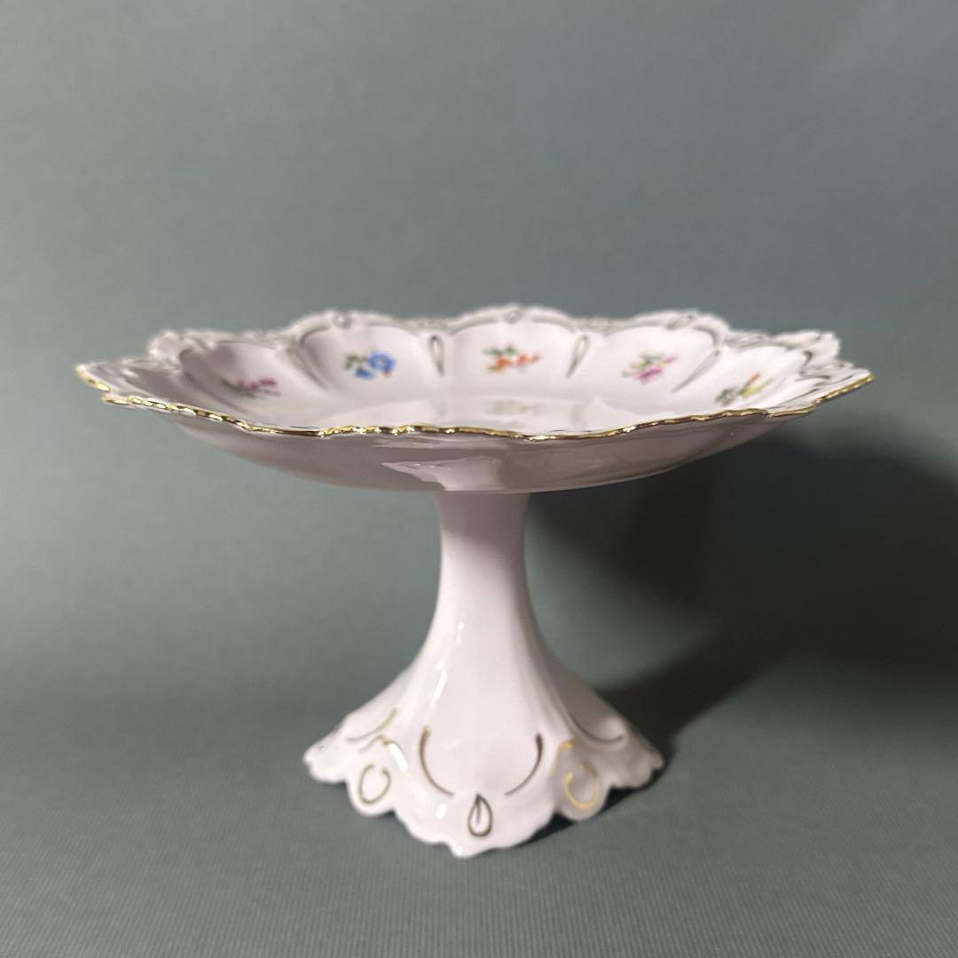 状態良好◇ショドフ　ホドフ　H &Ｃ◇ピンクポーセリン　コンポート皿　小さめ