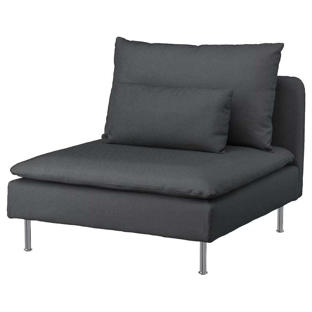 やす) IKEA ソーデルハムン 1人掛けソファ (送料込み)