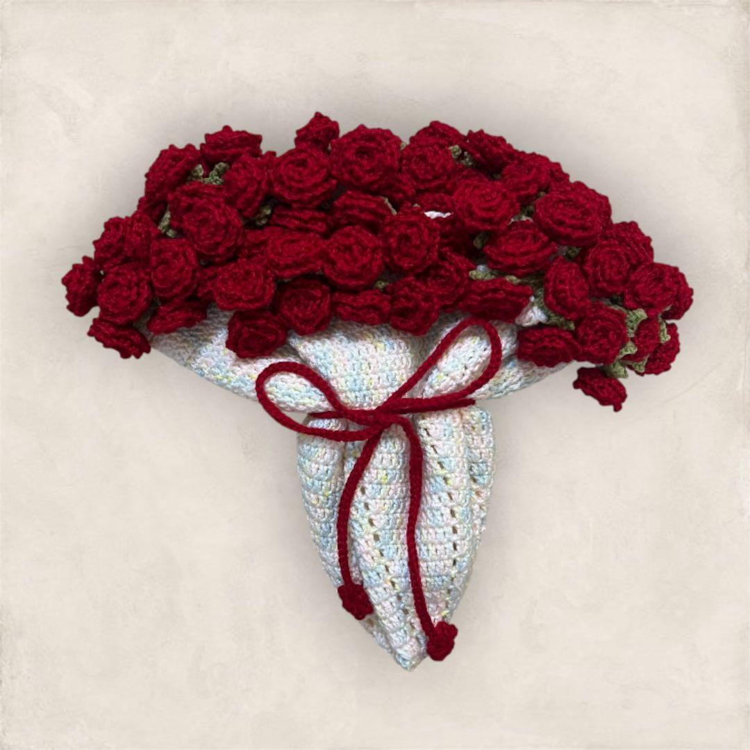 花束ブランケット　ローズ