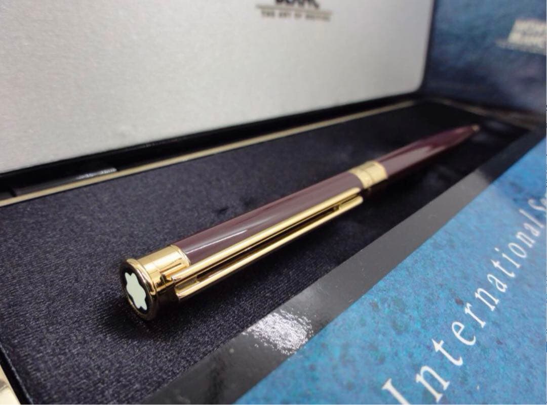 入手困難レアな銘品！ノブレス・エレガンス・ボルドーカラー★モンブラン　ボールペン