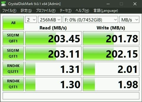 バッファロー 8TB USB3 HD-SGDA8U3-B 使用2940時間