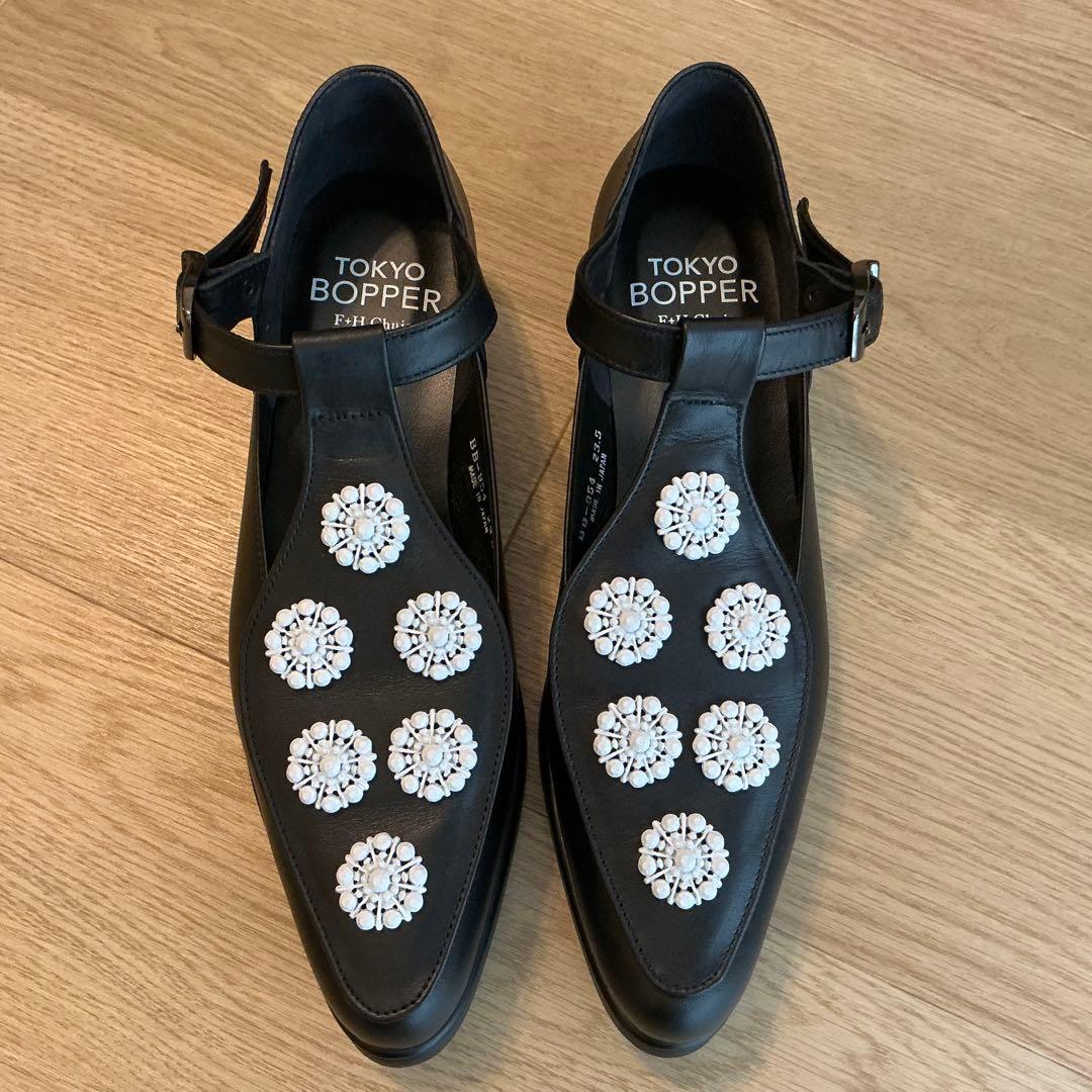 【美品】TOKYO BOPPER No.954 ローヒール シューズ 23.5