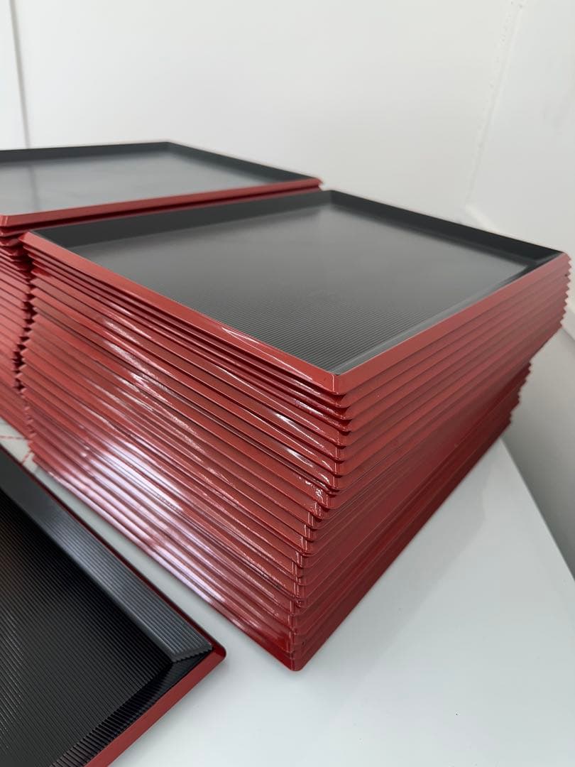 錦之助 　業務用お盆　トレー　和風13寸　60枚セット