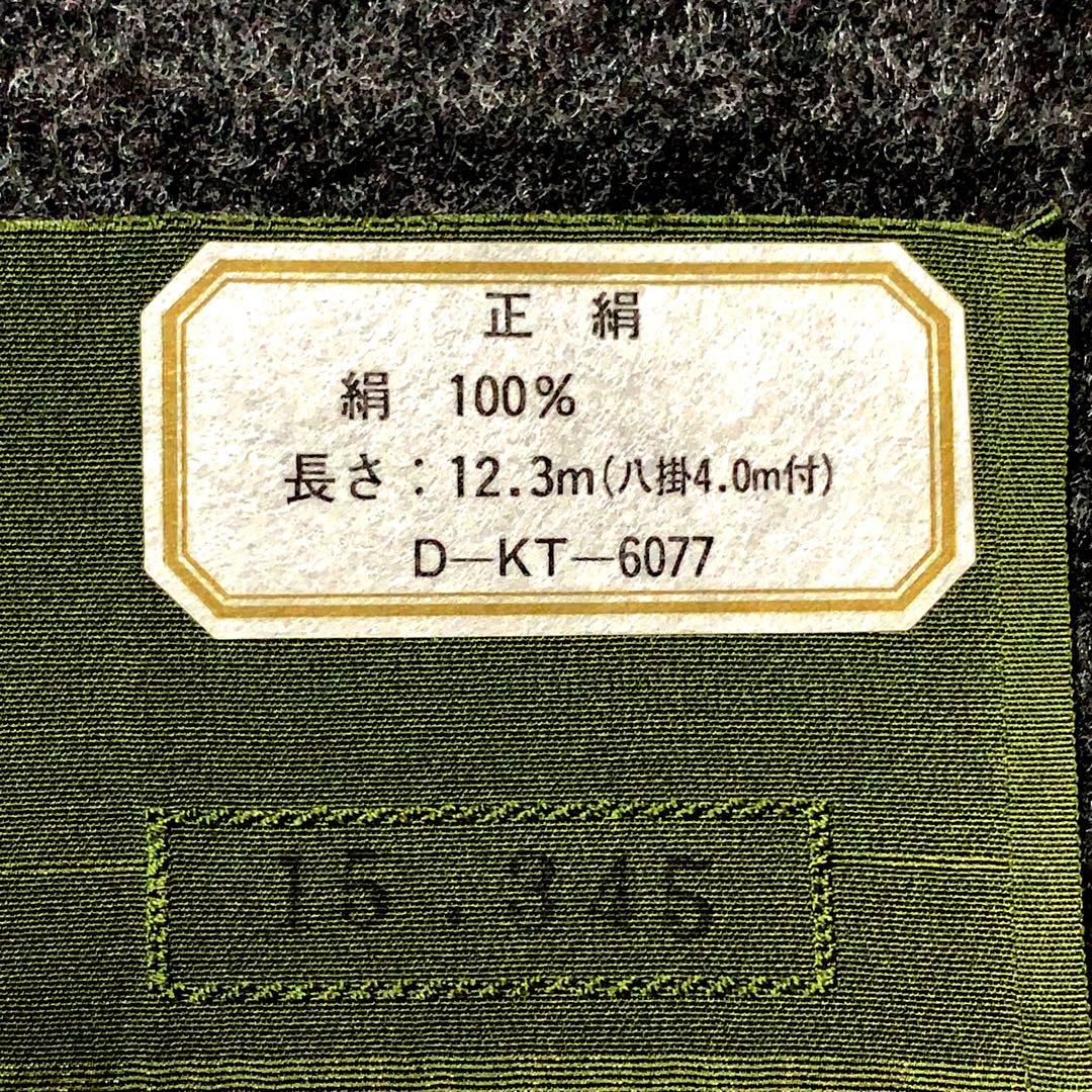 【コロ　】君島一郎　寿光織　色無地　一ツ紋　身丈172.5cm 長身で細身