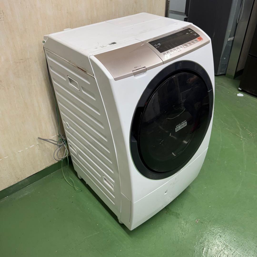 111 送料設置無料　日立　ドラム式洗濯機　11㌔洗濯　6㌔乾燥　冷蔵庫