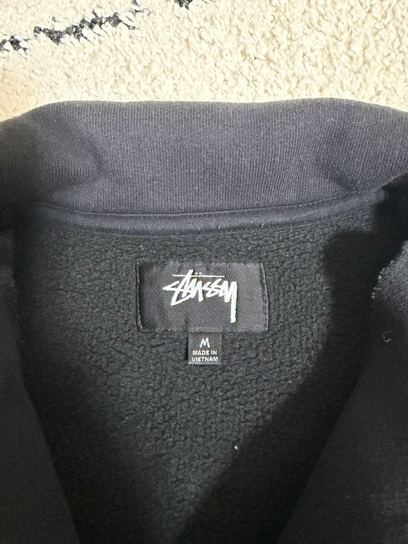 stussy ハーフジップ