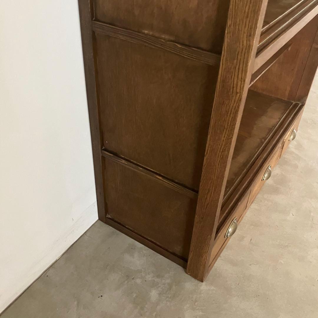 レトロ　ヴィンテージ　アンティーク　古家具　古民家　古道具　食器棚　シェルフ