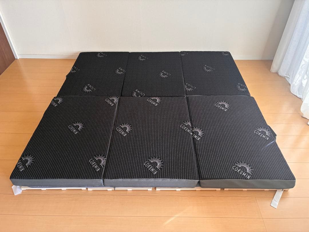 GOKUMIN シングル グランマットレス10cm すのこマット 除湿シート