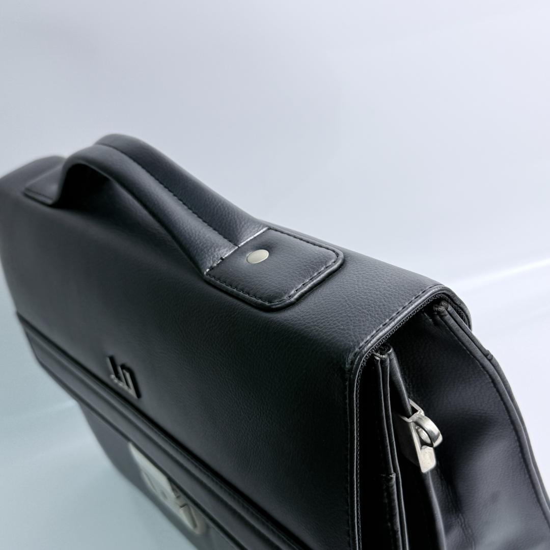 はち 美品 ダンヒル 2WAY ビジネスバッグ ショルダー A4 自立 黒
