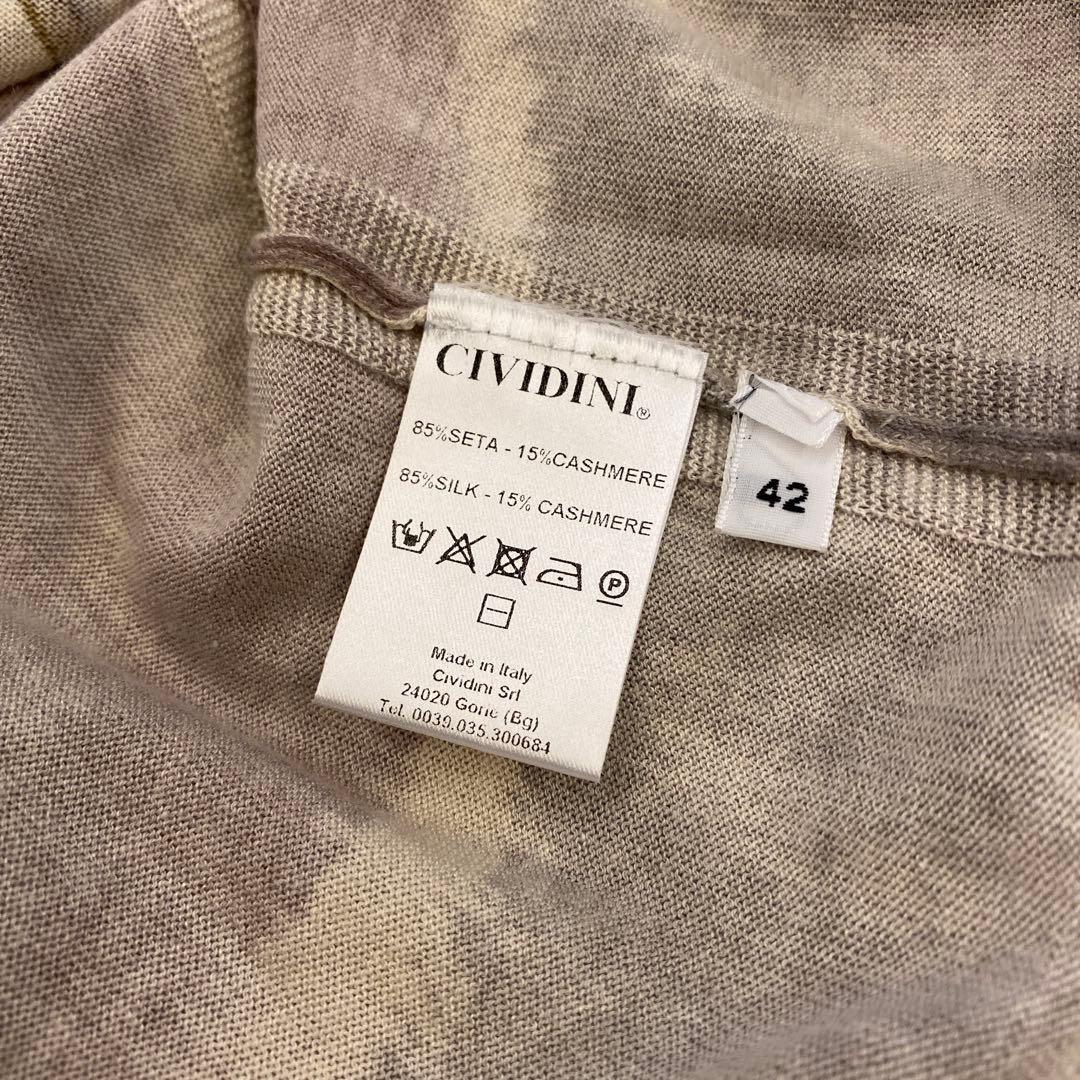 イタリア製 CIVIDINI チヴィディーニ シルクカシミヤカーディガン三崎商事