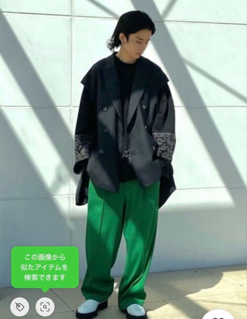 【限定セール】maison special ペイズリー刺繍スウェット