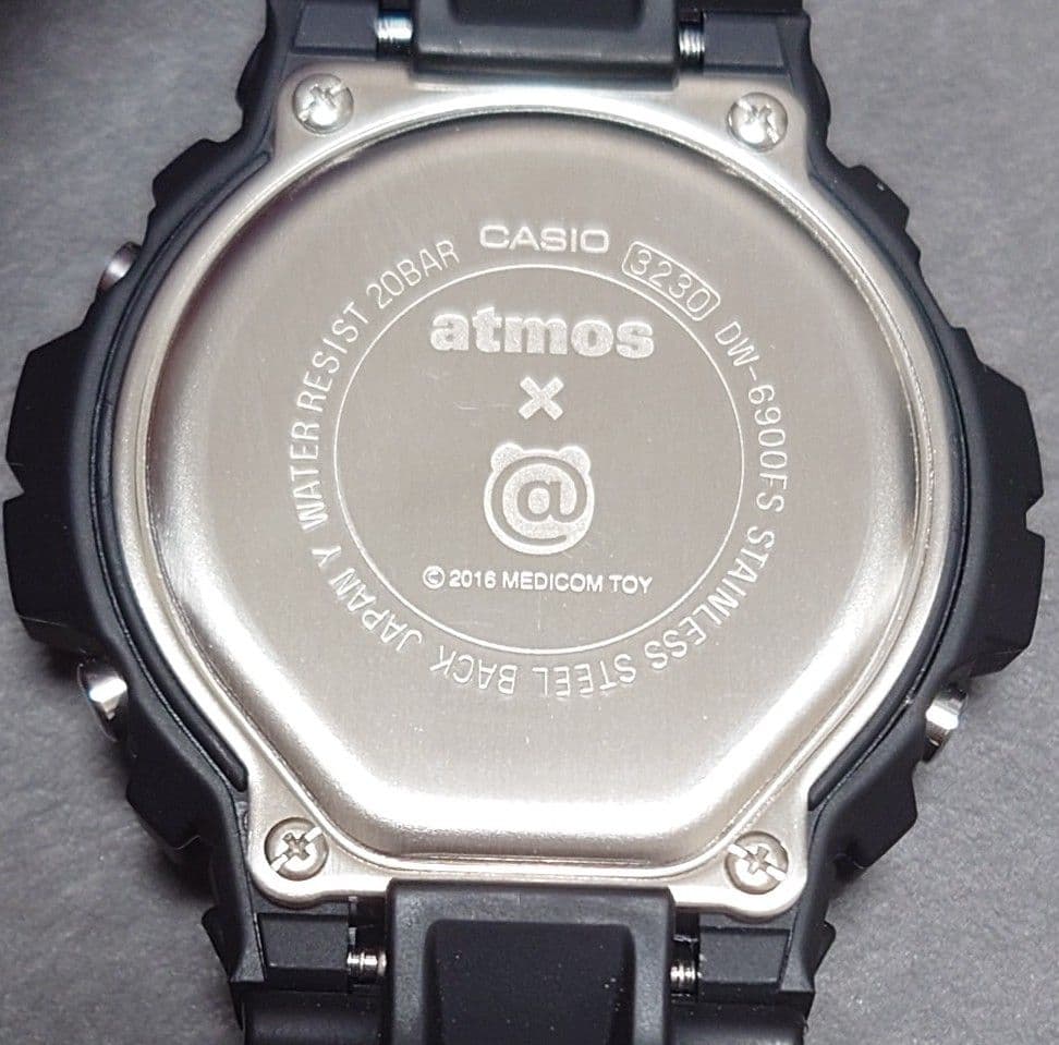 未使用 G-SHOCK BE@RBRICK x atmos DW-6900