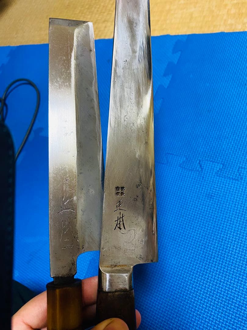 正本牛刀29cmと薄刃18.5cmセット