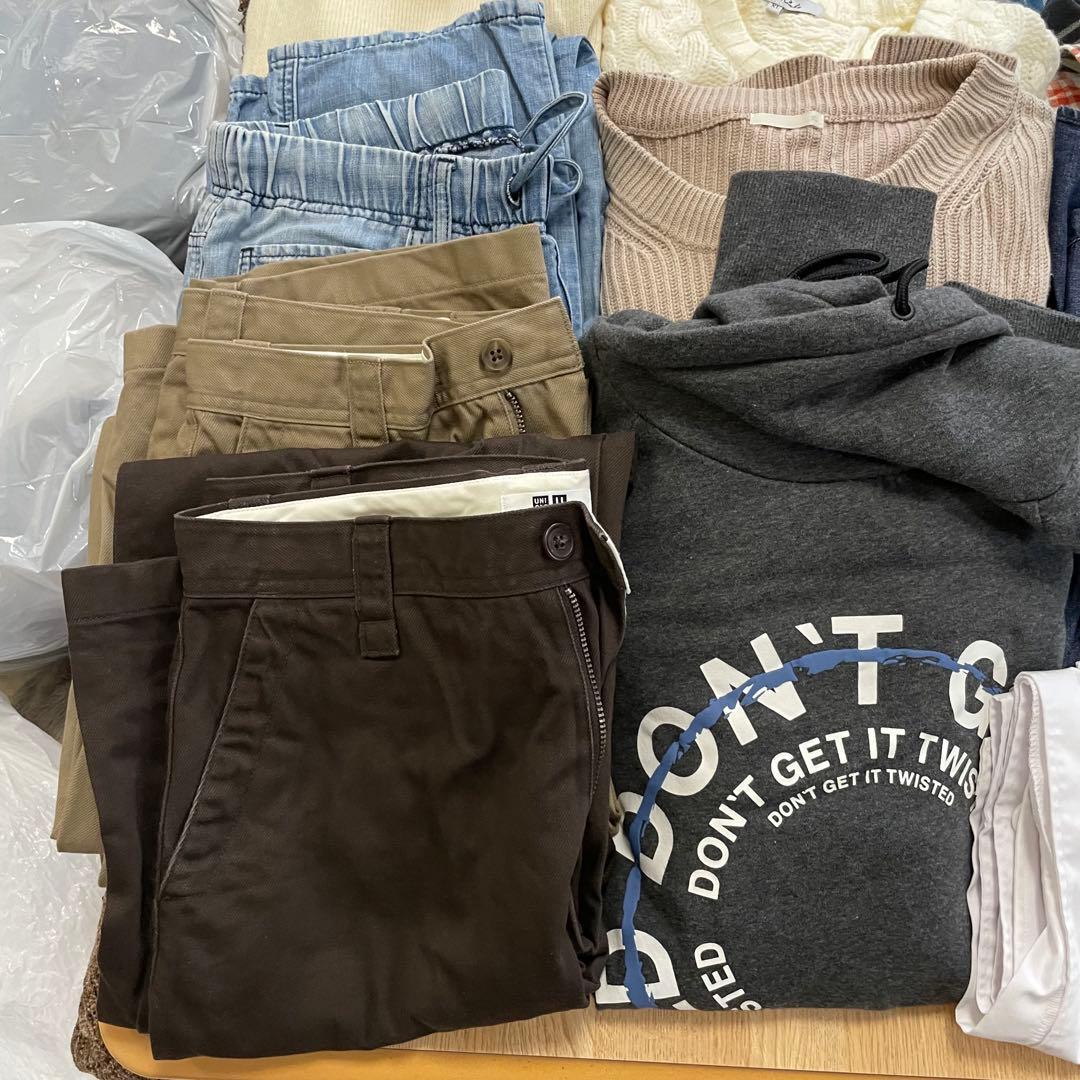 【激安】メンズ古着まとめ売り55点、オールシーズン、冬服夏服