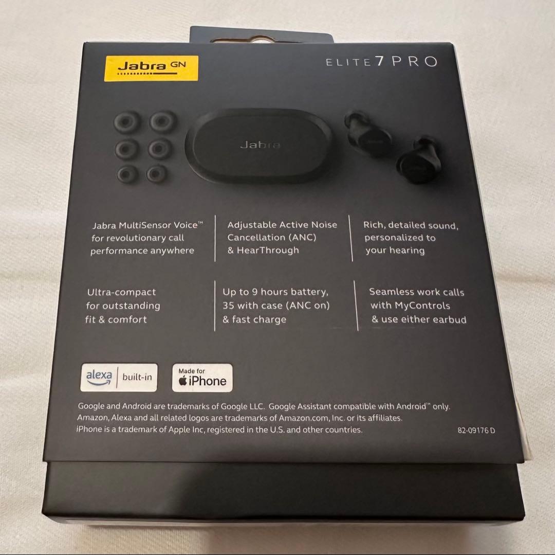 Jabra Elite 7 Pro ワイヤレスイヤホン ブラック