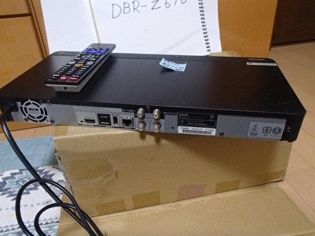 安心の動作保証品東芝ブルーレイレコーダ₋DBR‐ℤ610，W録画、