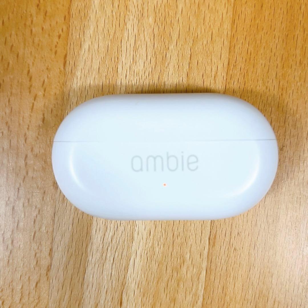 ambie ワイヤレスイヤホン ホワイト　超美品です