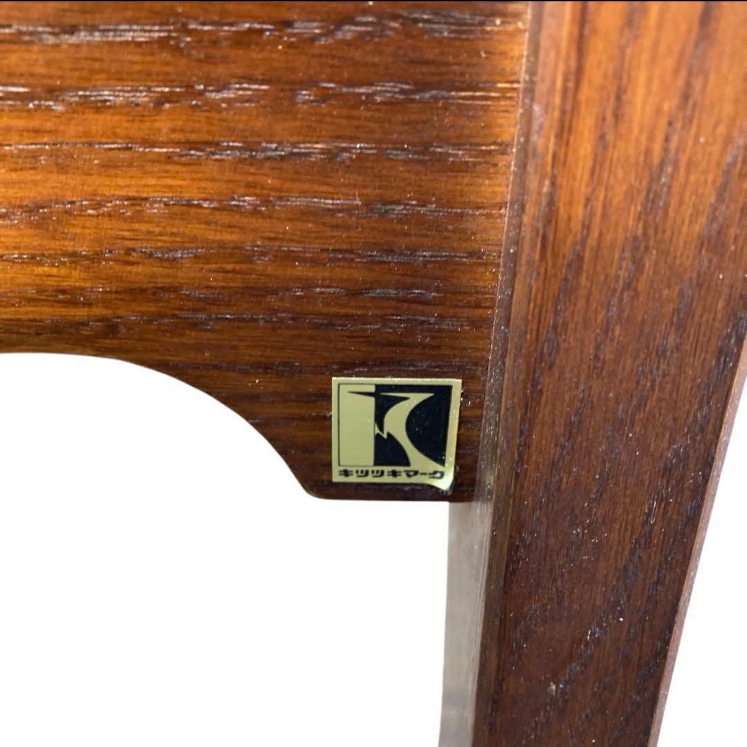 るーちゃん アンティーク チェック 飛騨産業 キツツキ 1人掛け