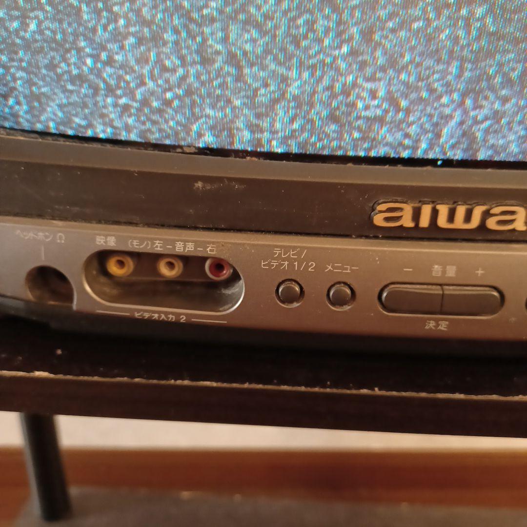 aiwa ブラウン管テレビ リモコン・説明書付き