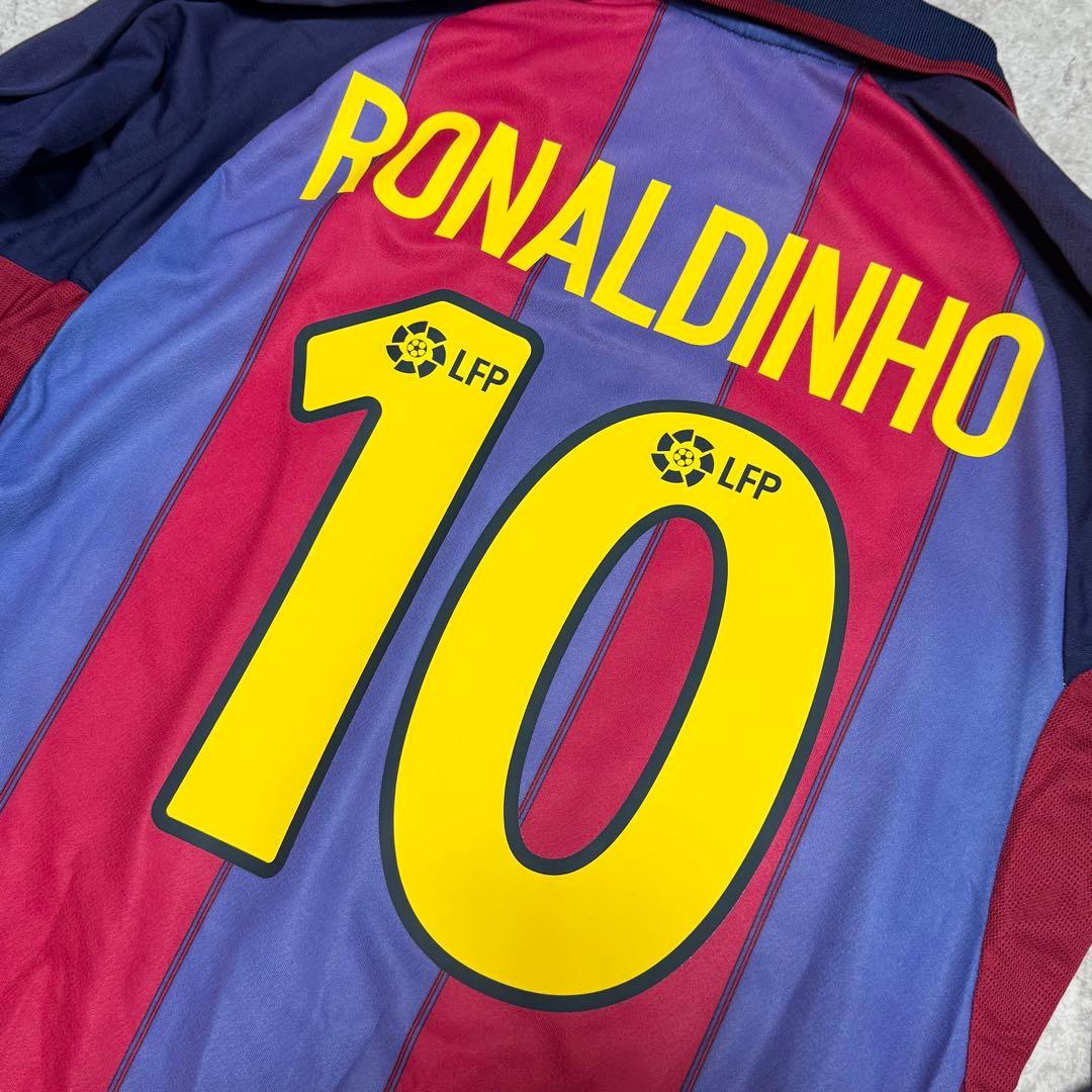 バルセロナ 03/04 #10 ロナウジーニョ 長袖 ユニフォーム