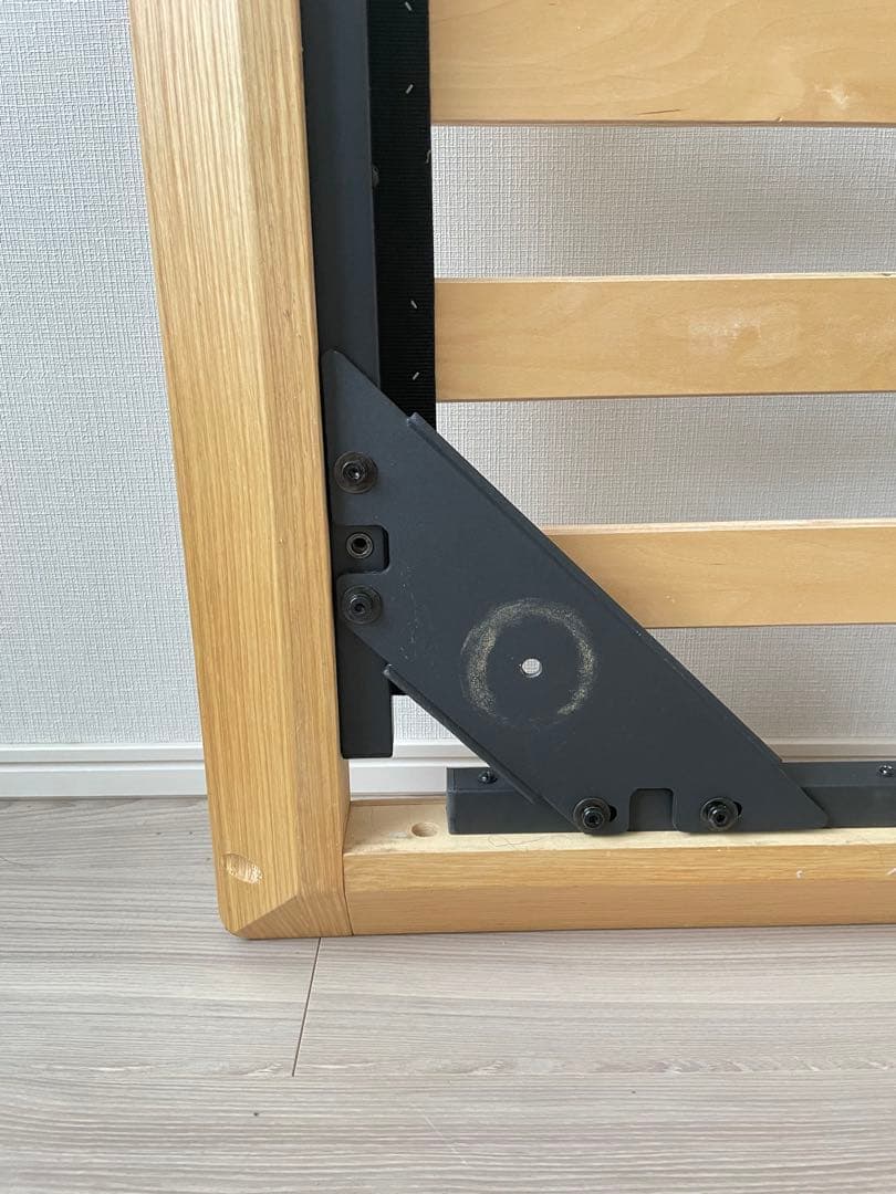 無印良品　ダブルベッドフレーム　オーク