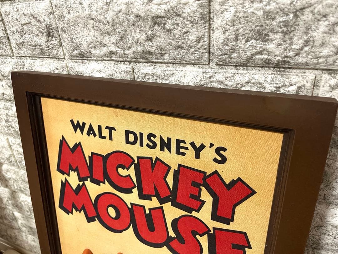 レトロ レア物 ミッキーマウス 壁掛け 蒸気船ウィリー