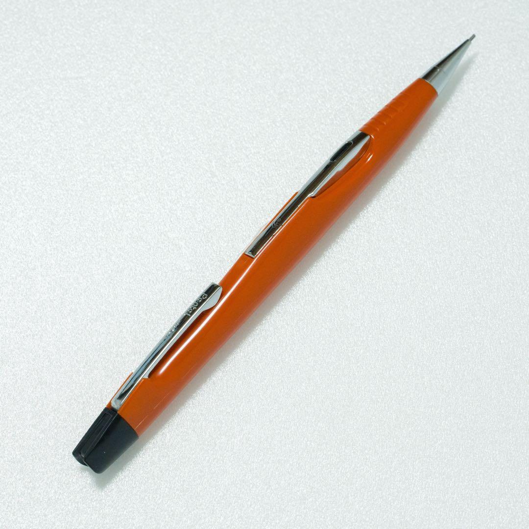 ぺんてる Pentel テクニカ サイドノック式 シャーペン オレンジ