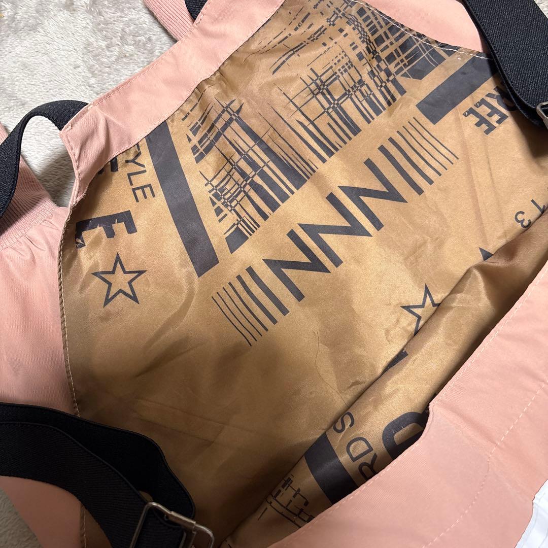 エヌスリー　ビブパンツ　ピンク　S スノウウェア