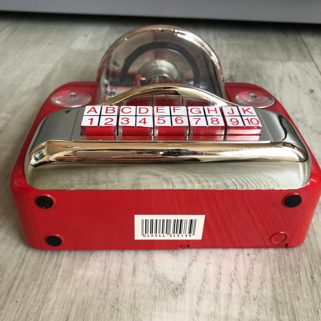 アメリカUSAビンテージコカコーラジュークボックス型バンク貯金箱1996