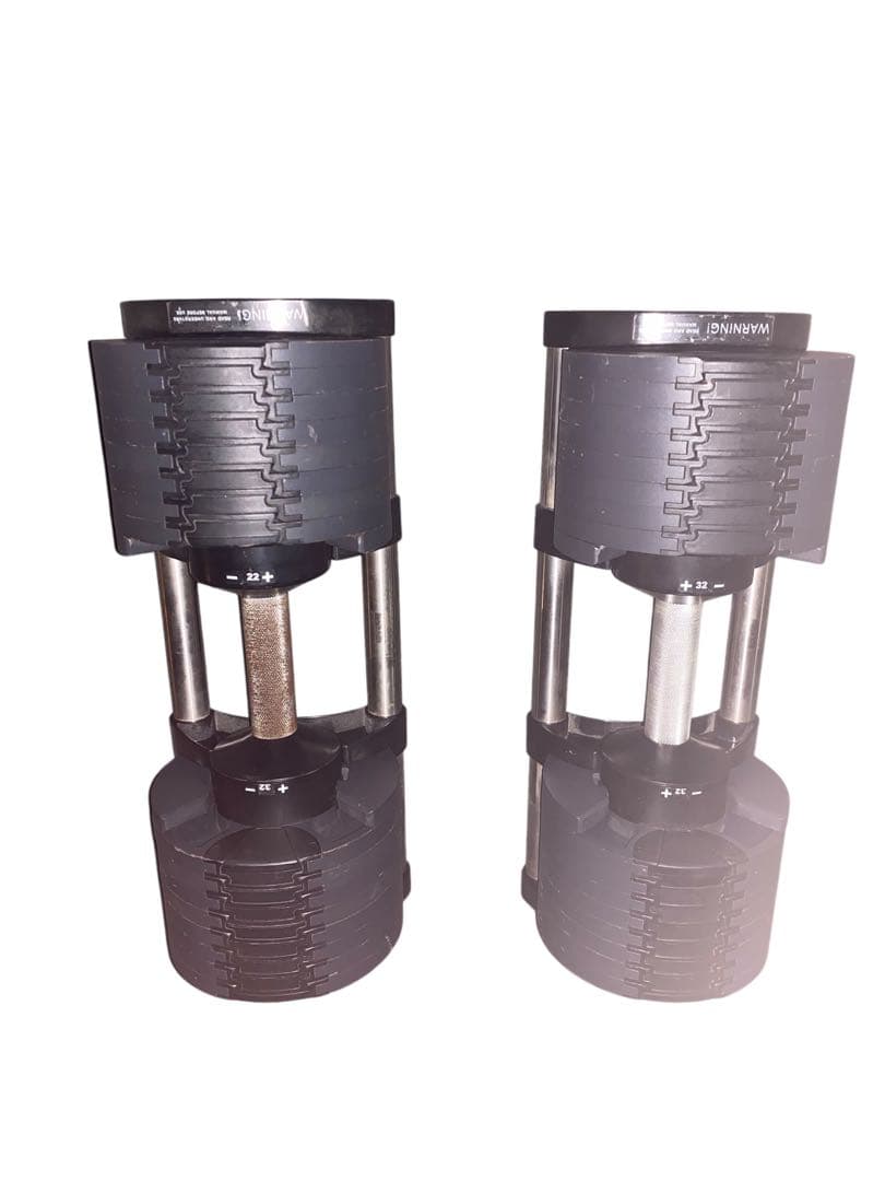 NUO NUOBELL 可変式ダンベル 32キロ2個、スタンド1/4梱包　その③