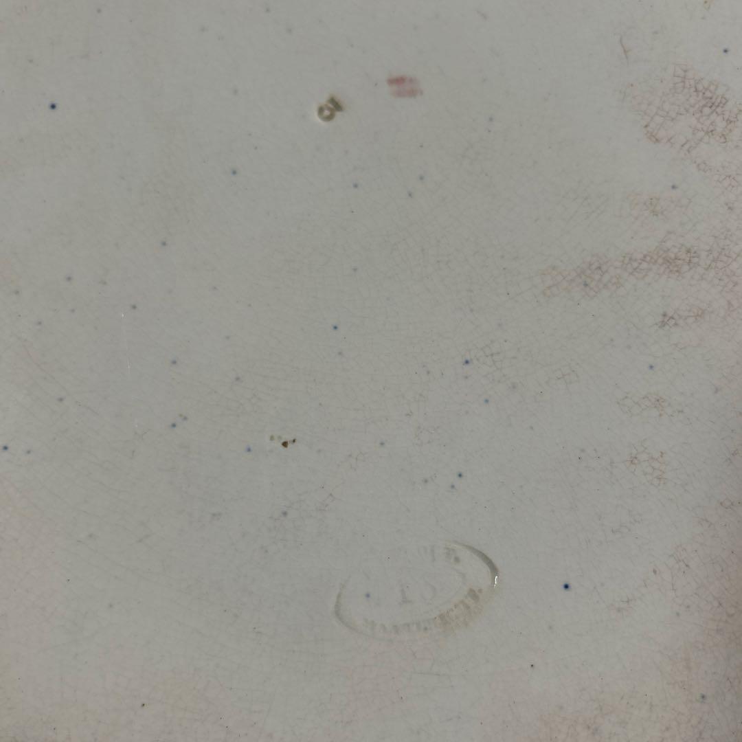 ブルーアンド ホワイト大皿 オランダ 阿蘭陀 シノワズリアンティーク ヨーロッパ