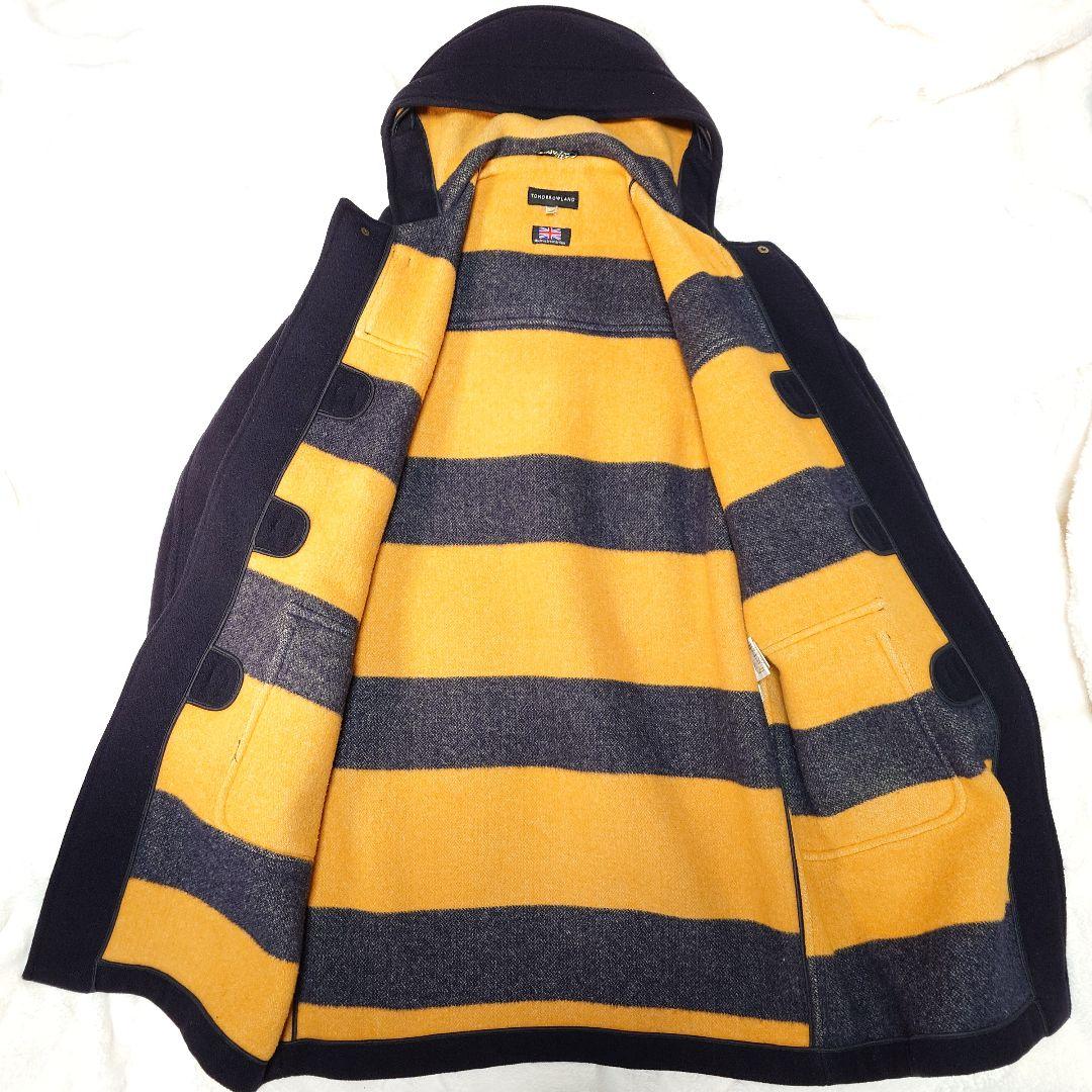 希少✨トゥモローランド ウール混 ダッフルコート 水牛トグル 英国製 ネイビー