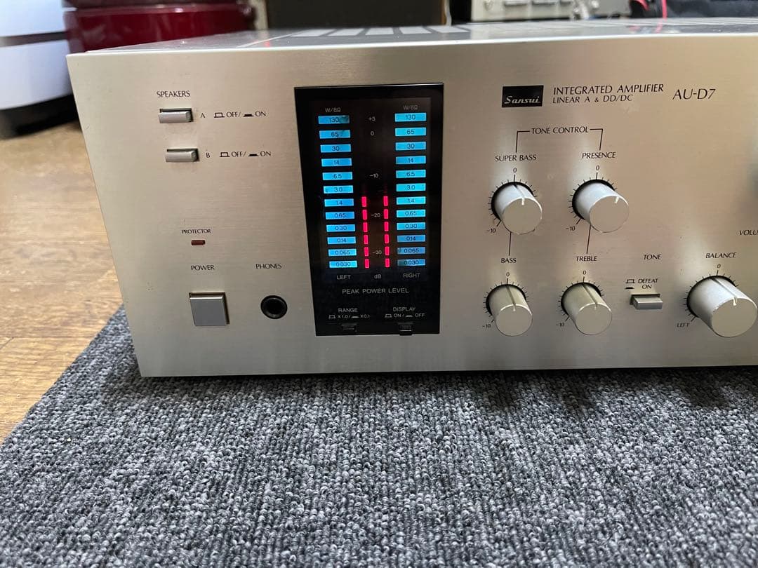 e*y様 動作品】 Sansui AU-D7 プリメインアンプ
