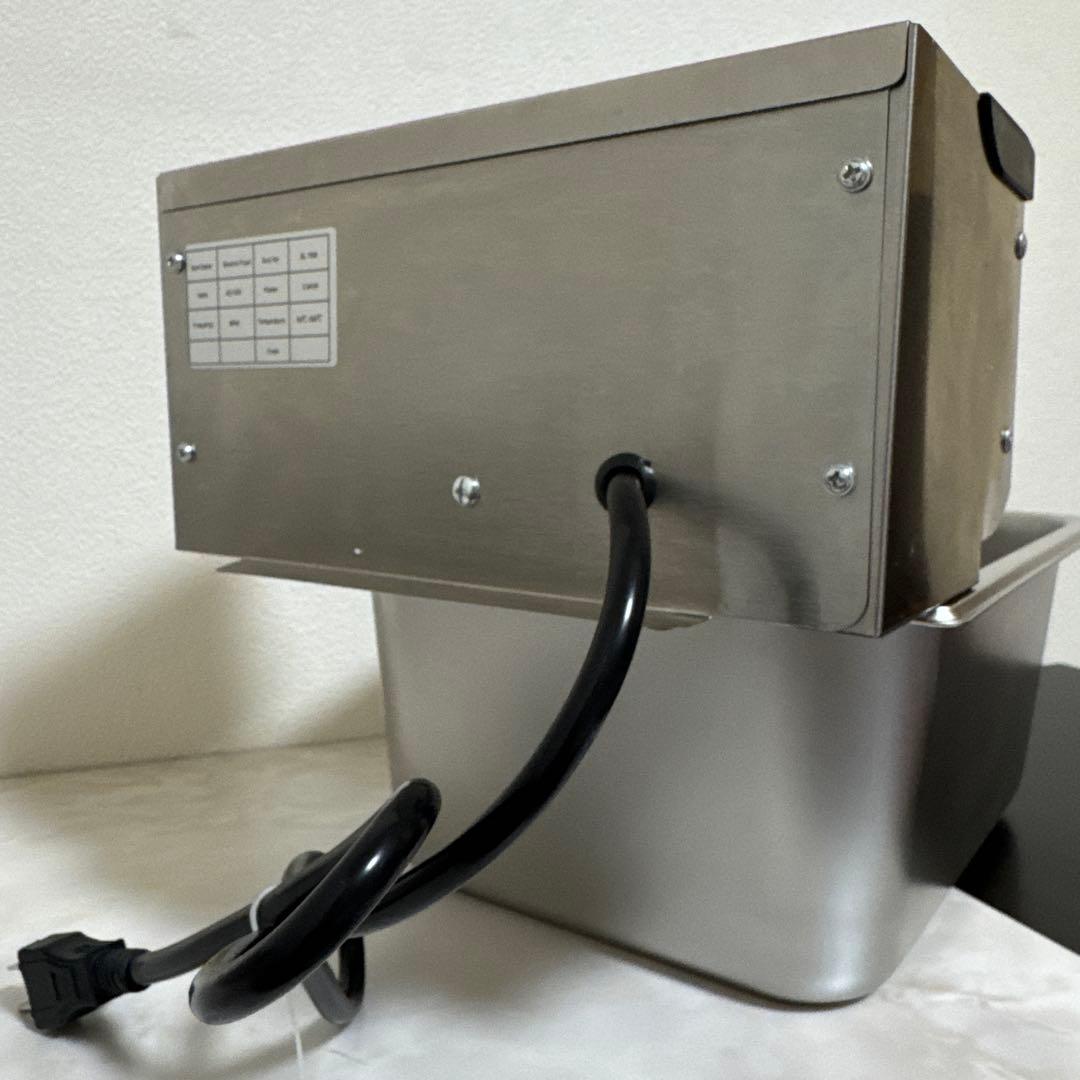 美品 卓上フライヤー 業務用 家庭用 6Ｌ大容量 ステンレス 電気フライヤー