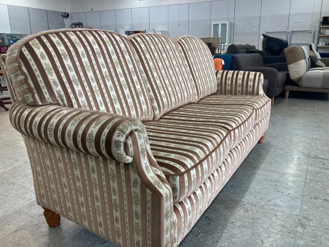 アンティーク 3人掛けソファ