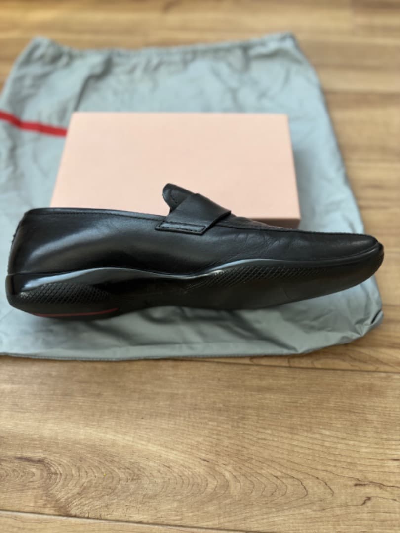 Prada メンズローファー 保存袋付き