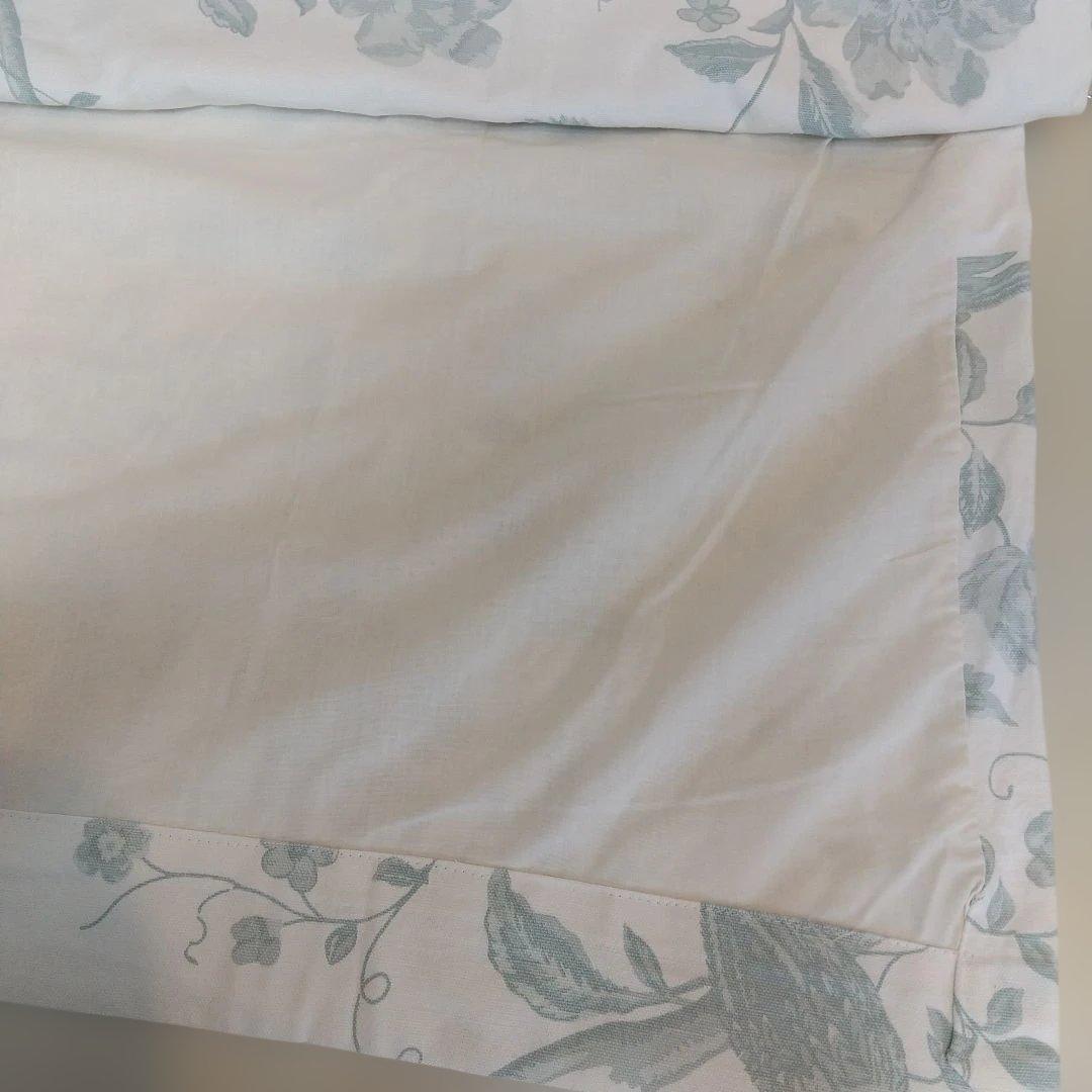 ローラアシュレイサマーパレスダックエッグカーテン 2枚で1組