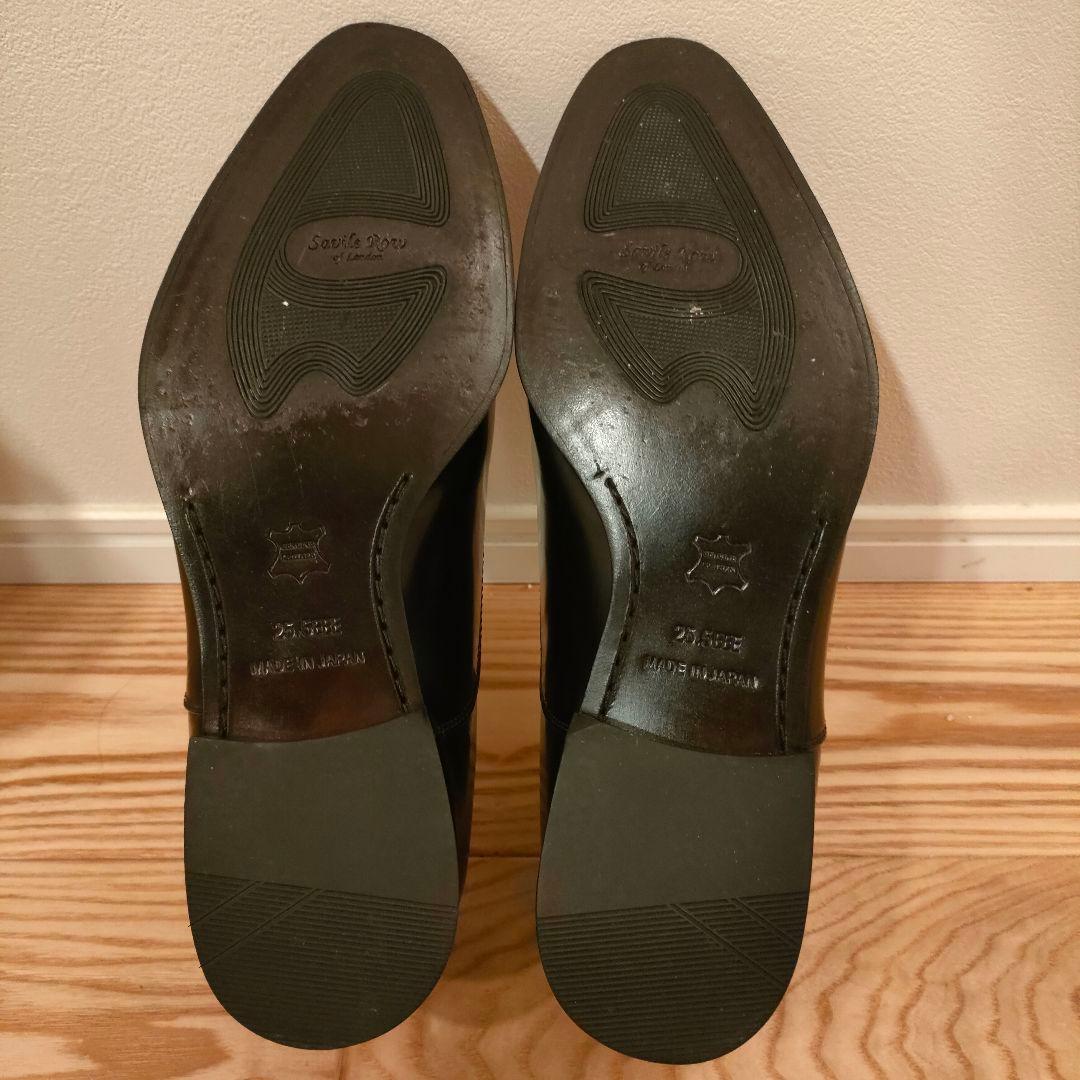 【美品】 マドラス Savile Row ストレートチップ ブラック