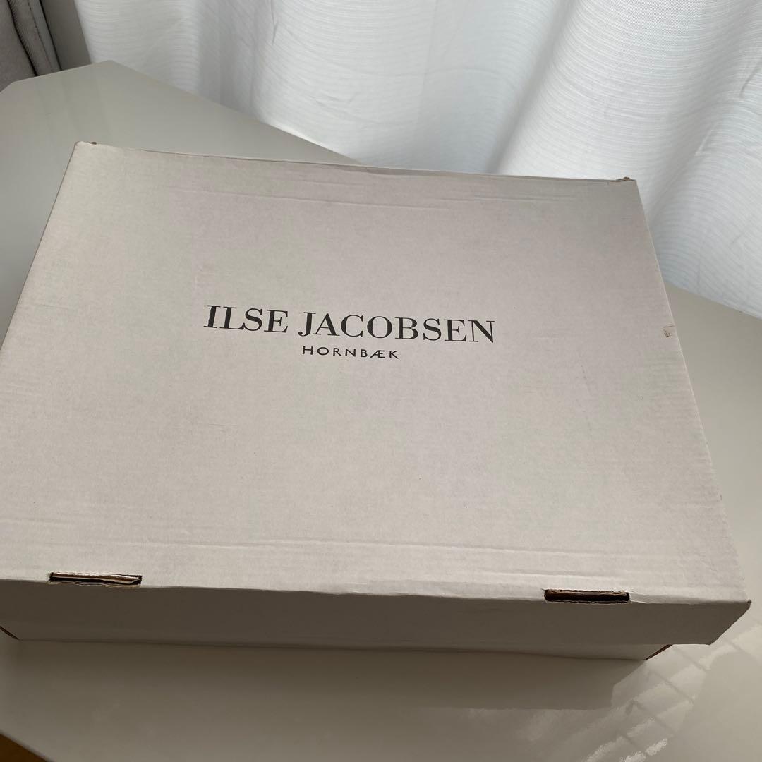 ILSE JACOBSEN レインブーツ レースアップ ブラック 37