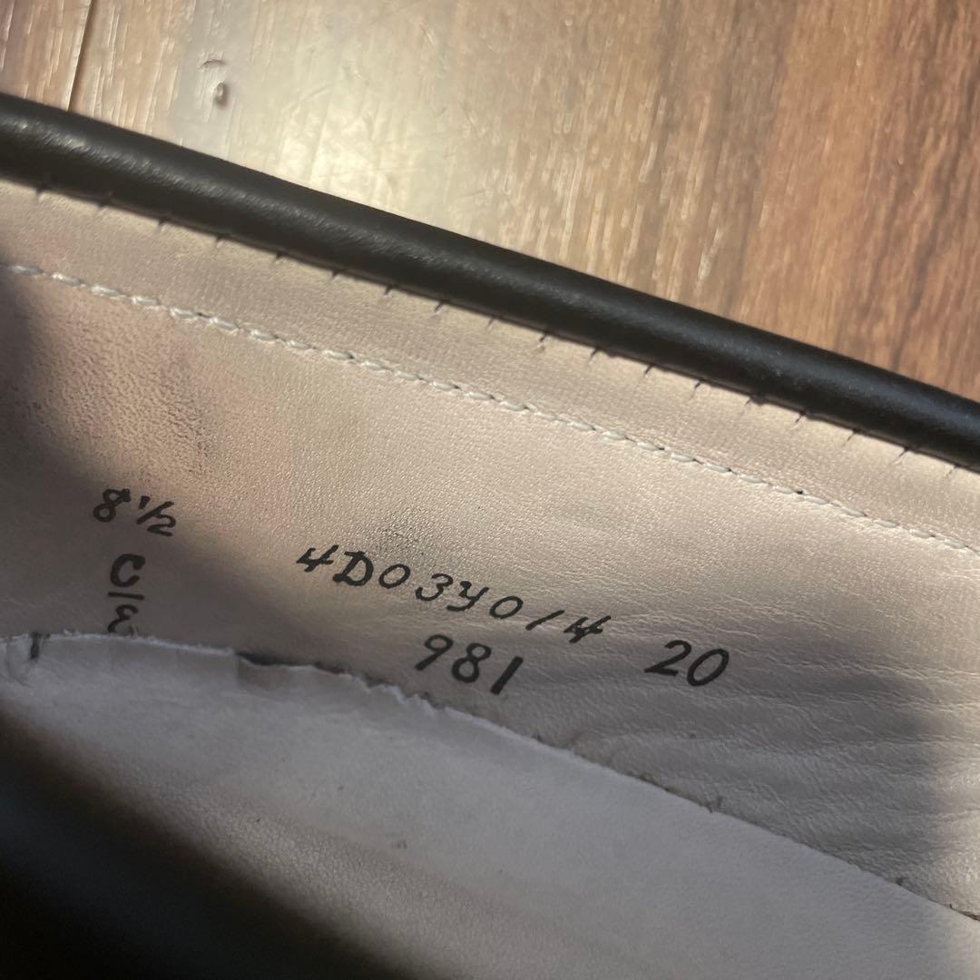 Alden ブラックレザー ローファー サイズUK8.5 E 981 黒