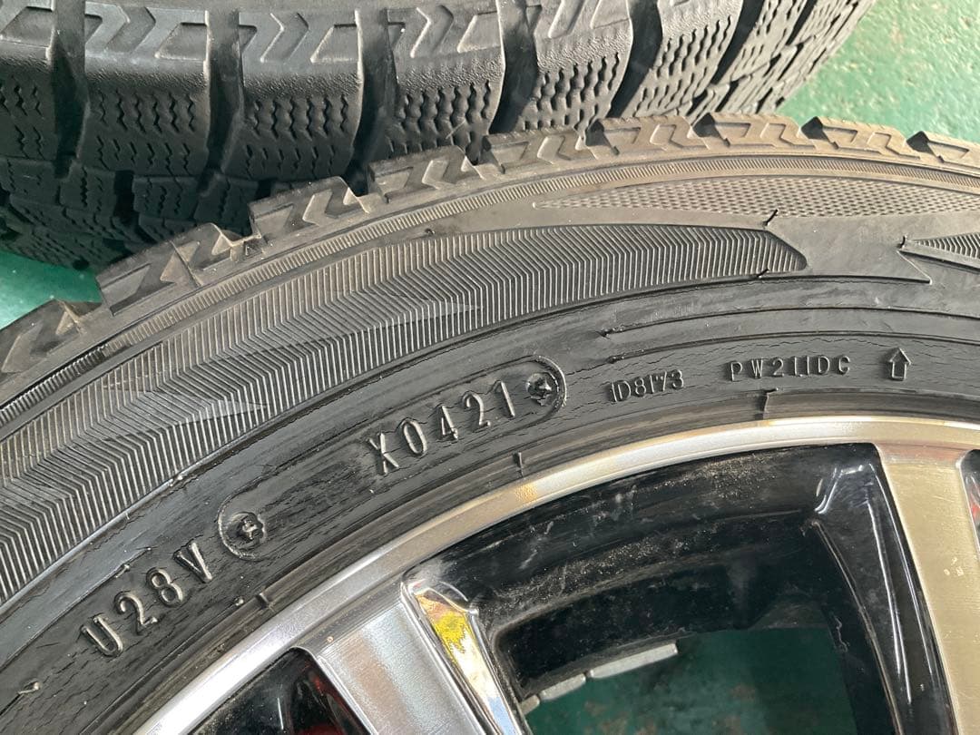 【送料込み】DL WM02 155/65R14 中古スタッドレス4本セット