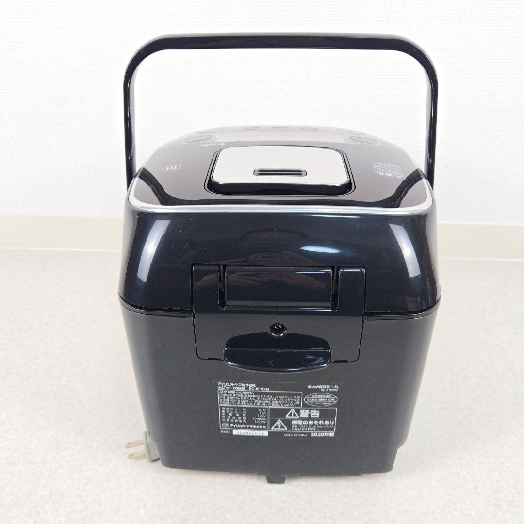 【美品】アイリスオーヤマ IH炊飯器 10合 一升 RC-IE10-B 銘柄炊き