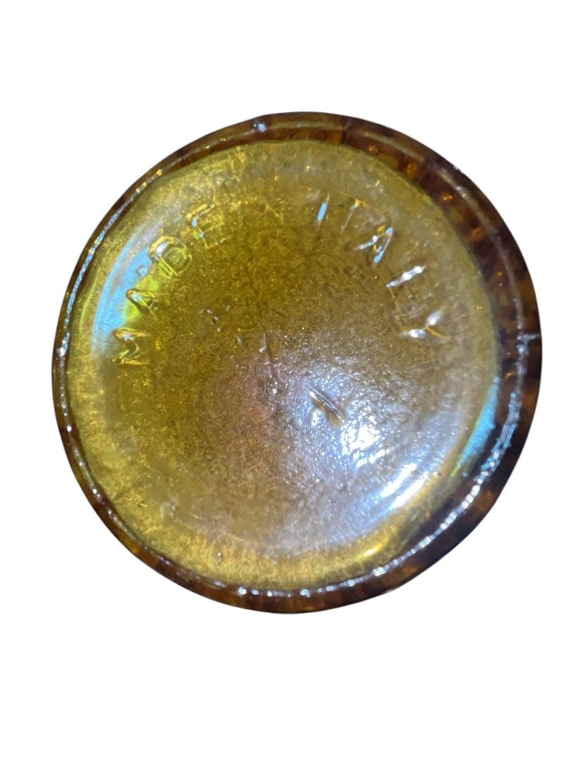 ヴィンテージ エンポリ アンバーガラス ジーニーボトル イタリア製 高さ39cm