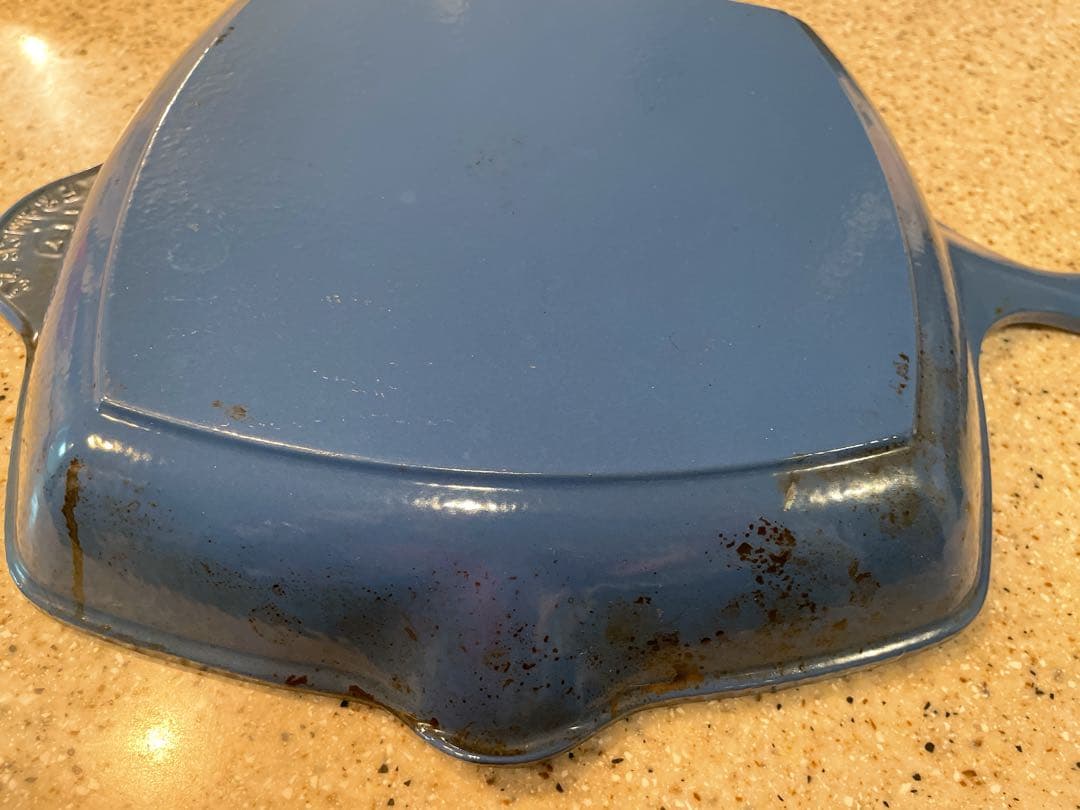 ★お値下げ★ ル・クルーゼ　 スクエア・スキレットグリル　補助ハンドル付き