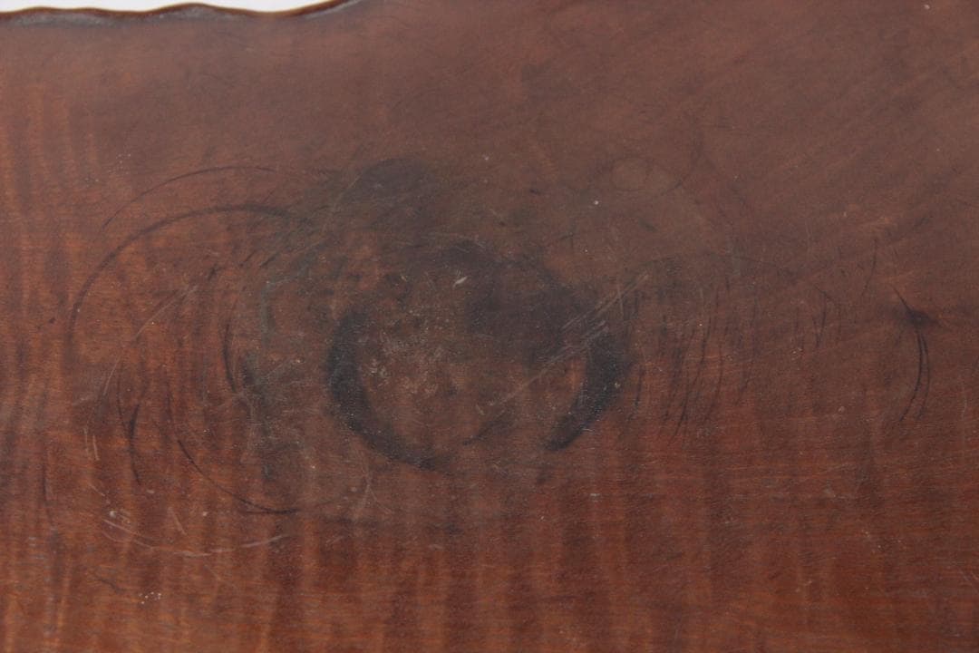 香炉台 飾台 葡萄杢 変木 盆栽　銘あり　木彫 昂石 茶道具 EM3-21